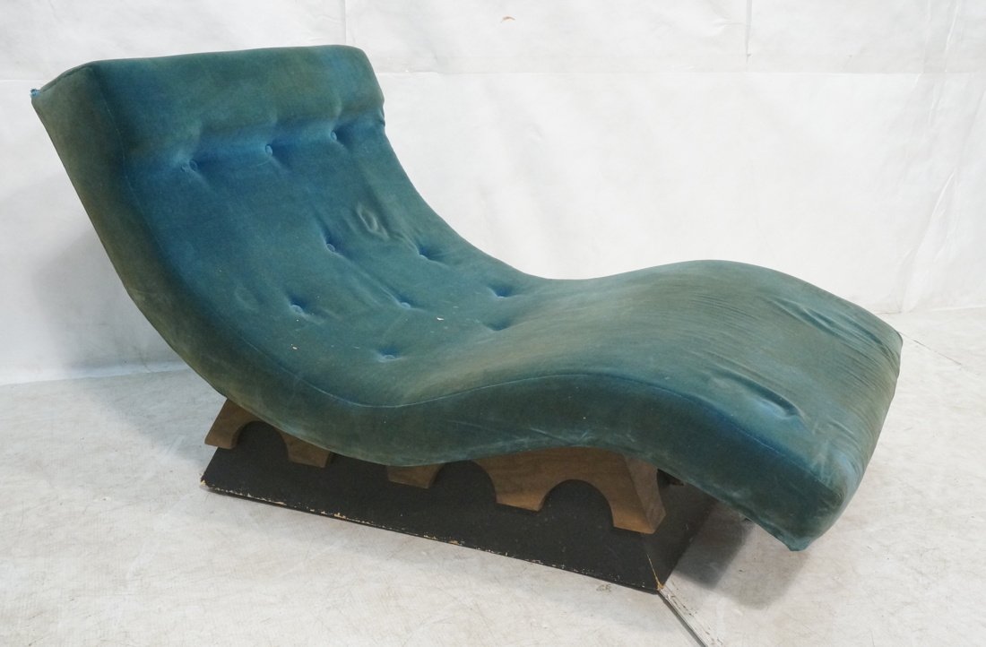 ADRIAN PEARSALL Walnut Modernist Chaise Lounge Ch (1 of 9)