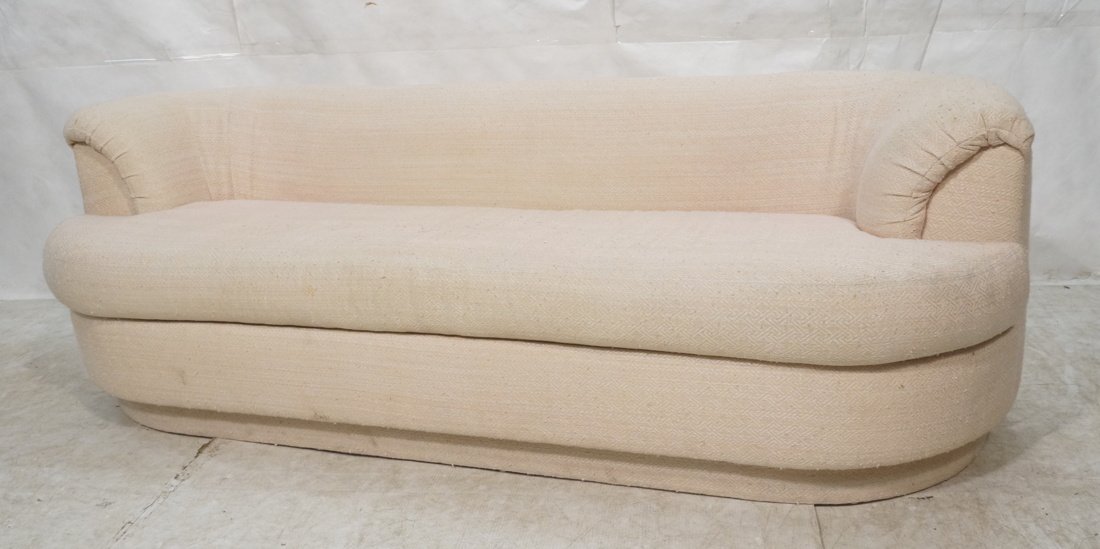 DIRECTIONAL Upholstered Sofa Couch. Rounded back. (1 of 8)