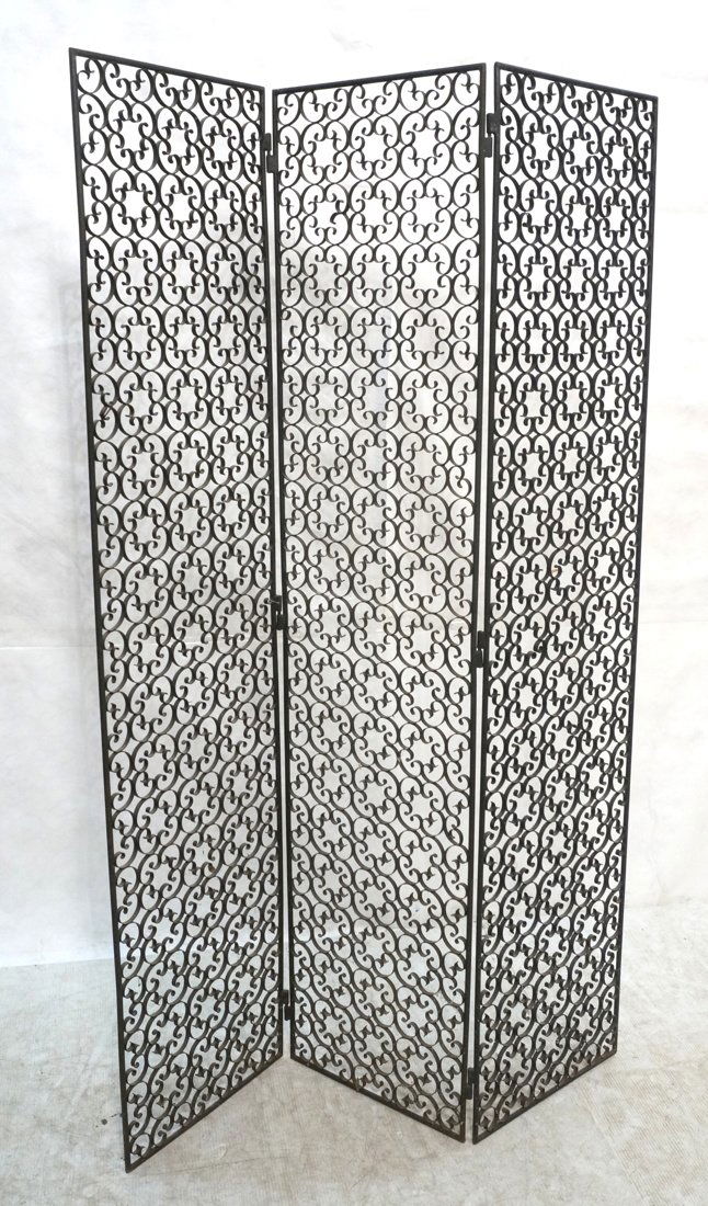 3 Panel Iron Folding Screen. Scroll Design. Feb 09, 2016 Uniques
