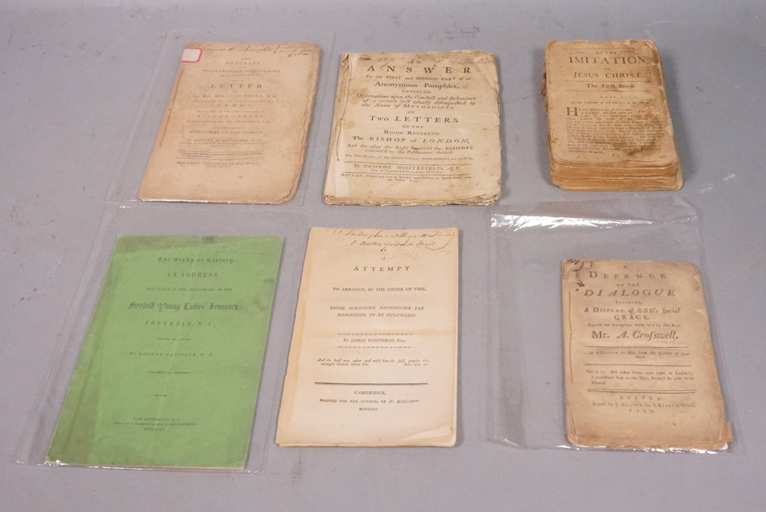 6pc 18th & 19th Century Antique Paper Ephemera Lo (1 of 8)
