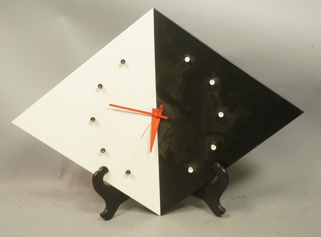 GEORGE NELSON Two Tone "Kite" Wall Clock. Howard (1 of 6)