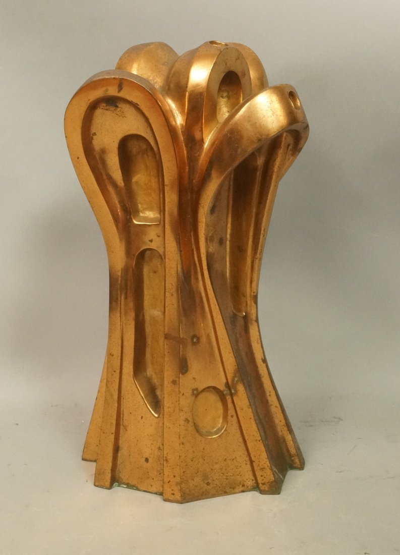 Madden 1/9 Gilt Bronze Modernist Table Sculpture. (1 of 7)