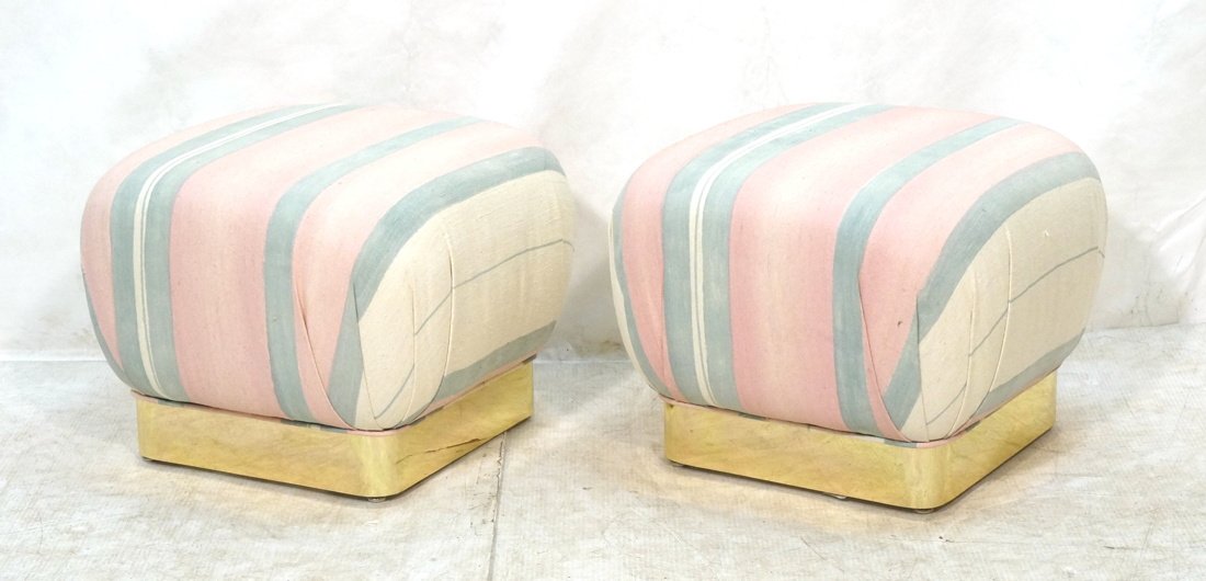 Pr Vladimir KAGAN style Pouf Ottoman Footstools. (1 of 7)