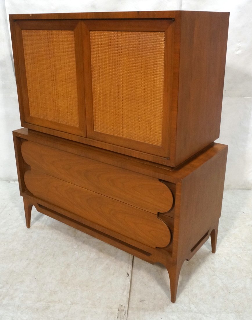 Modernist Gentleman's Chest. two upper doors with (1 of 9)