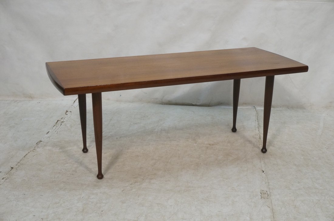 Modernist Banded Rectangular Coffee Table. Bowed (1 of 6)