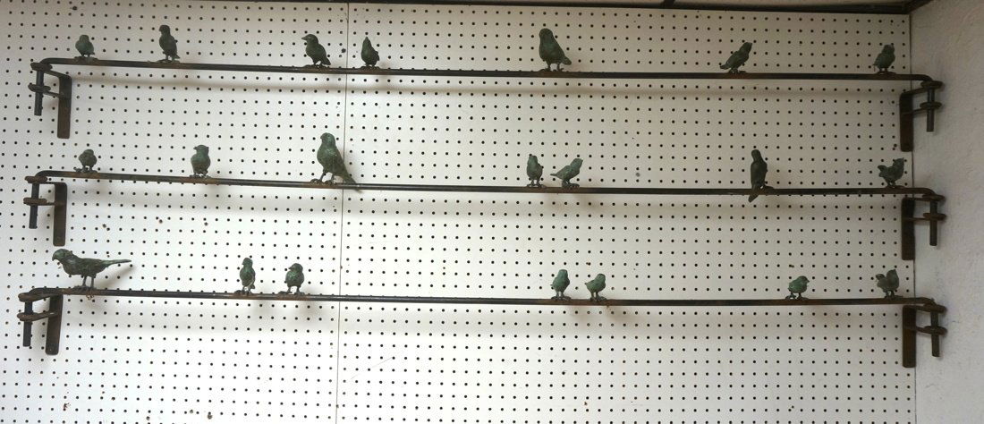 3pc ILANA GOOR Attribution Bird Wall Sculpture. B (1 of 9)