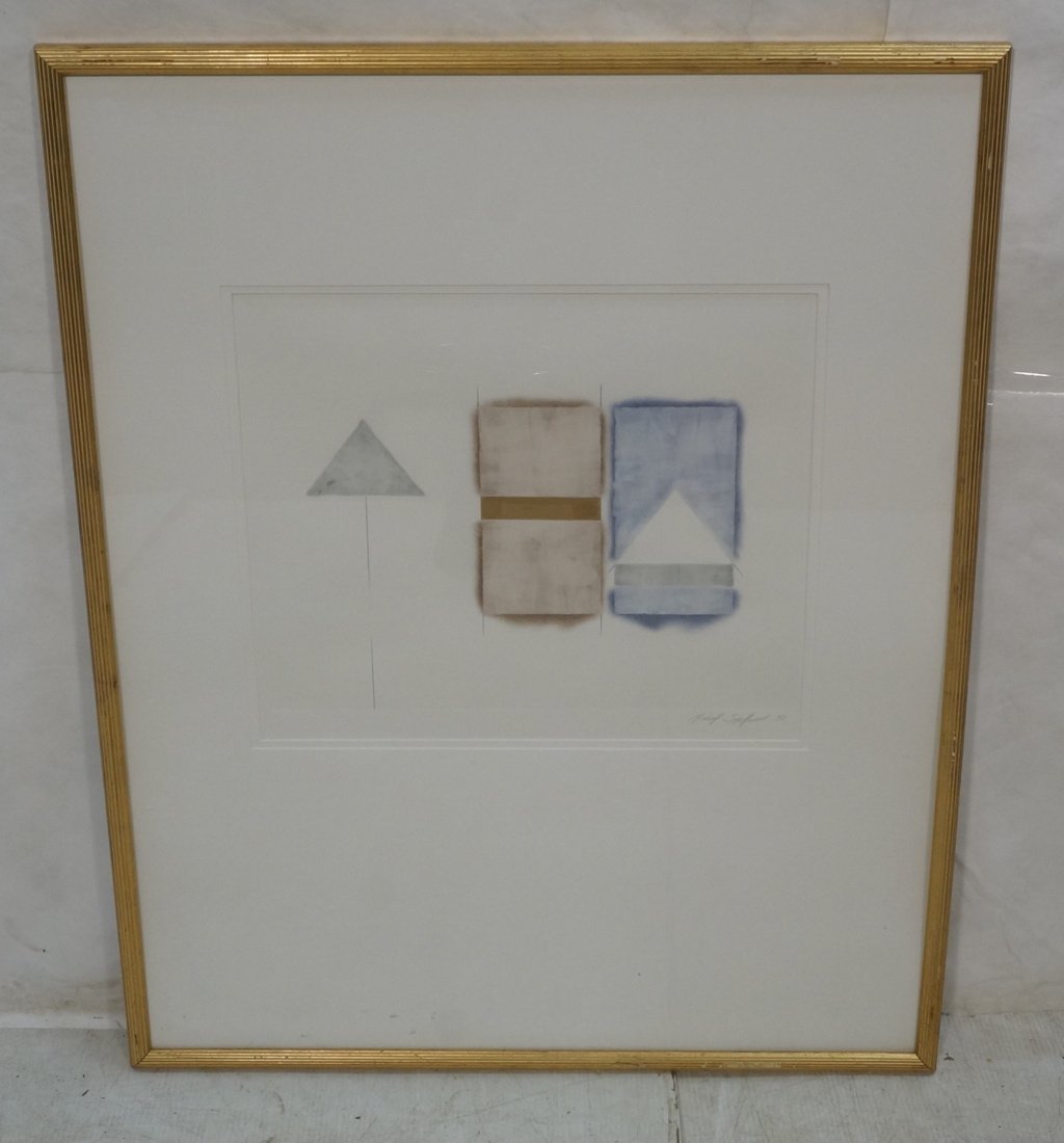 MICHAEL SMALLWOOD 78 Geometric Pencil & Watercolo (1 of 8)