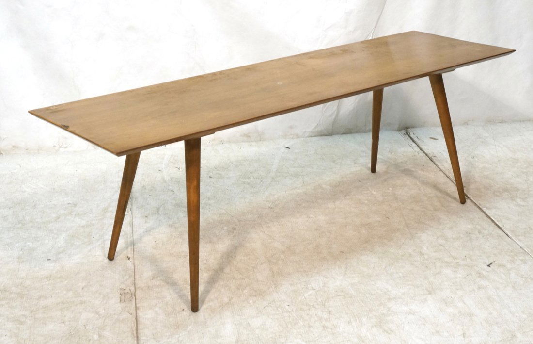 PAUL McCOBB Low Coffee Table. Angled Tapered Leg (1 of 8)