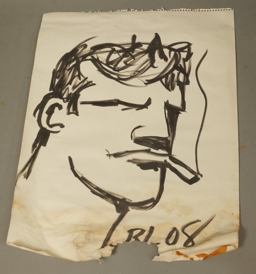 ROBERT LOUGHLIN 08 Brute Marker Drawing on Paper. (1 of 7)