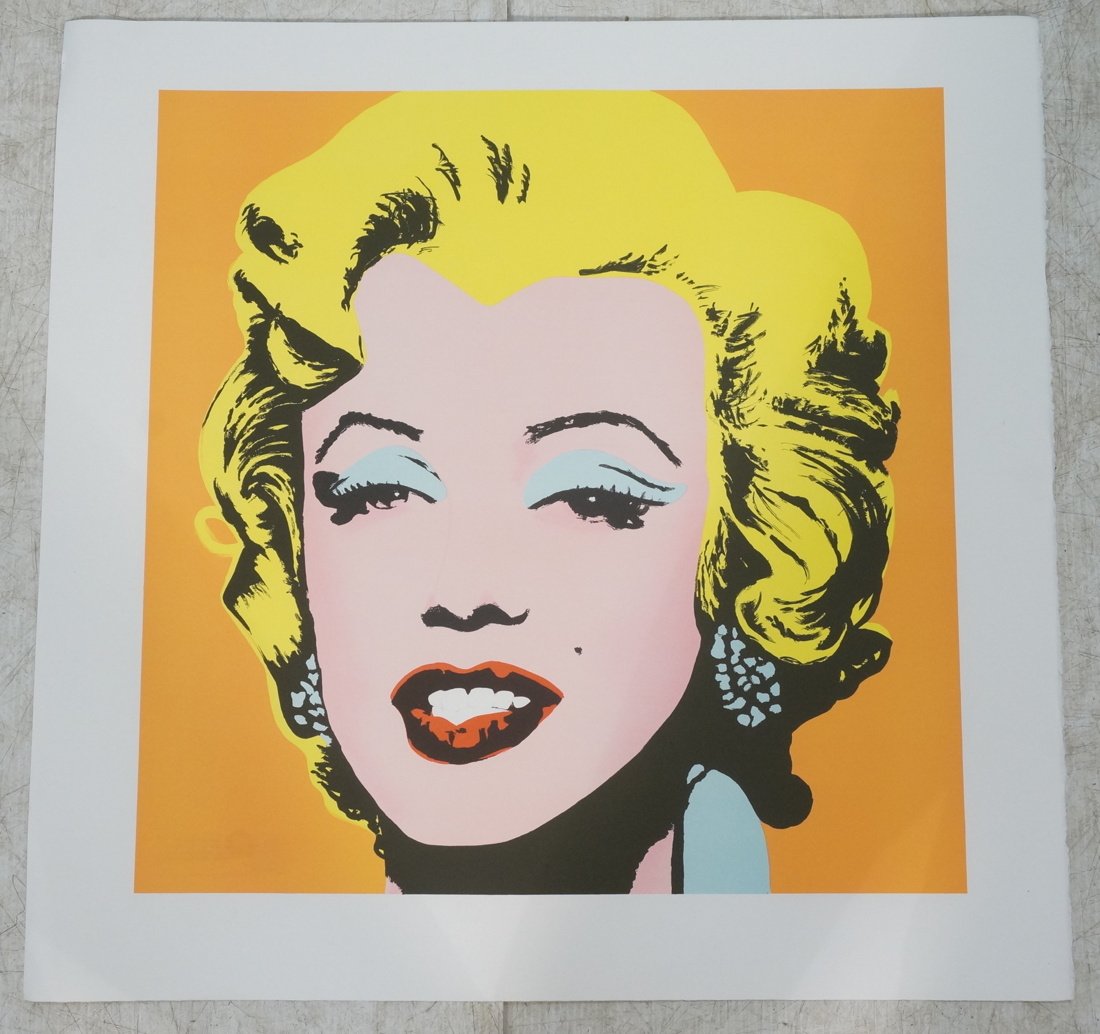 ANDY WARHOL MARILYN MONROE Lithograph Print 218/5 (1 of 6)