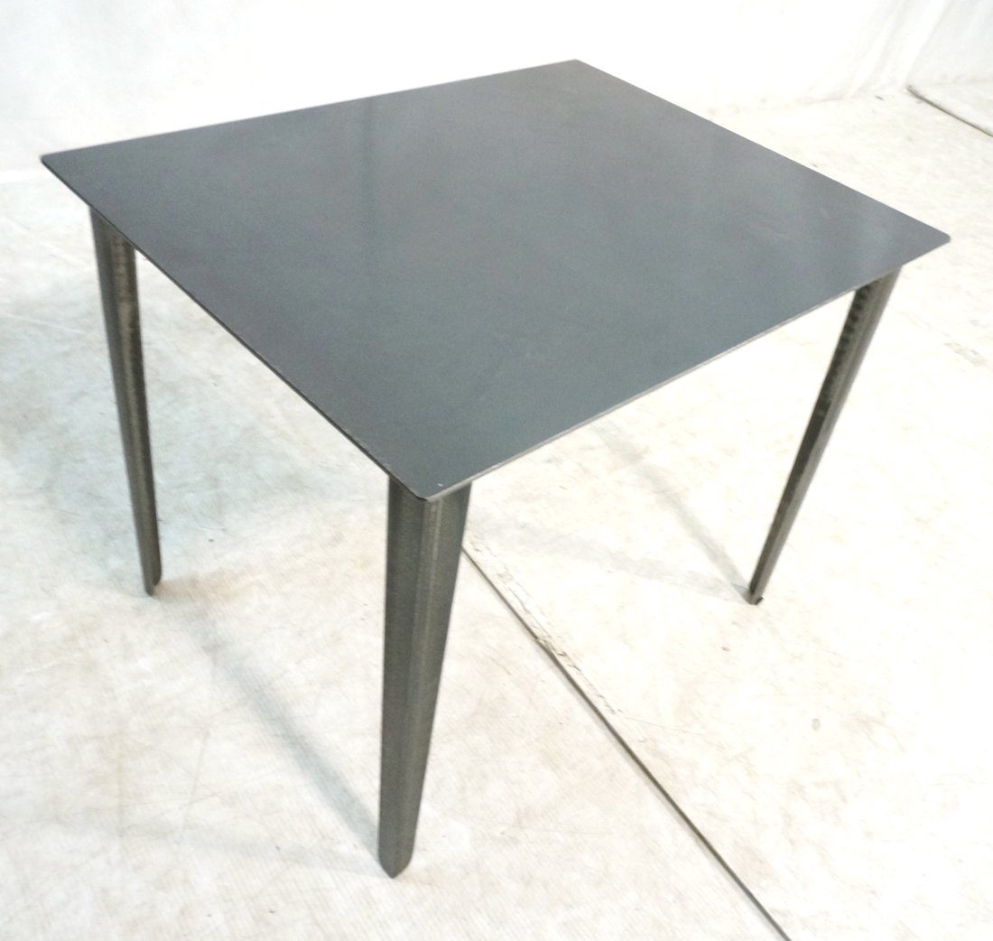 Industrial Steel Side Table. Modernist table with (1 of 7)