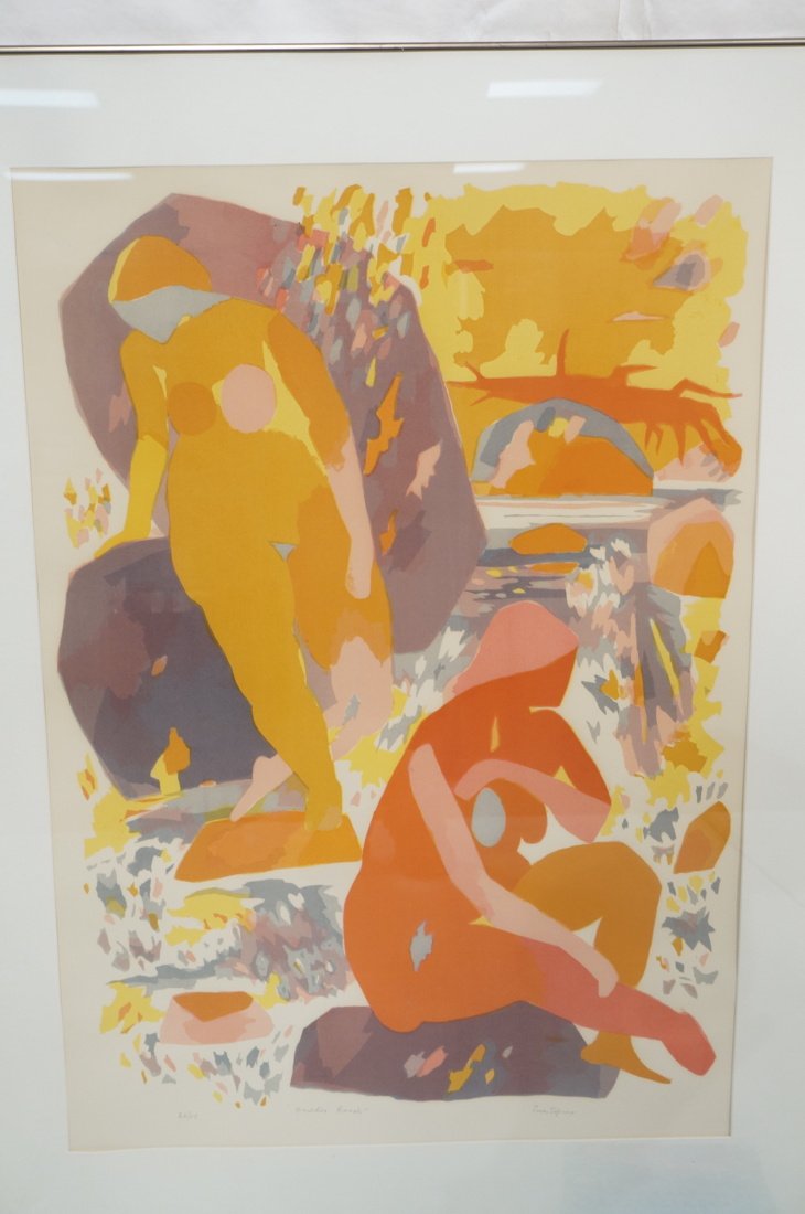 GREGORIO PRESTOPINO "Boulder Brook" Large Lithogr (1 of 10)