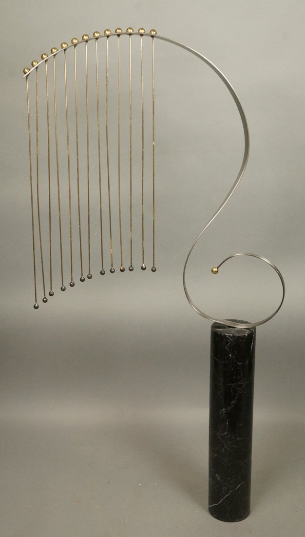 C JERE Modernist Table Sculpture. Stainless Sculp (1 of 6)