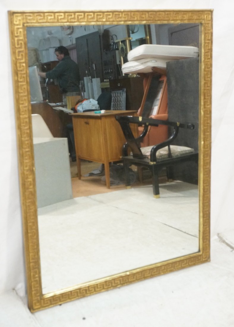Large Decorator Wall Mirror. Gilt wood Greek Key (1 of 6)