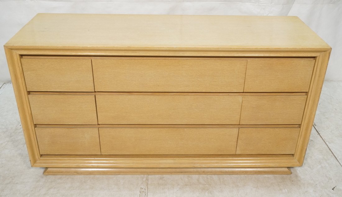 JENS RISOM Oak Dresser Credenza. Nine drawers. Ma (1 of 9)
