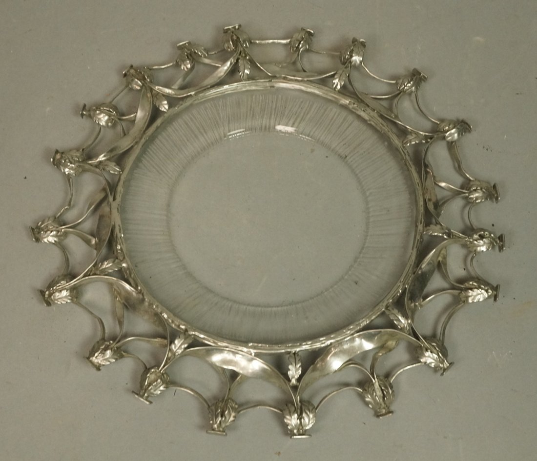 Decorative Antique Metal Frame on glass plate. Sw (1 of 5)