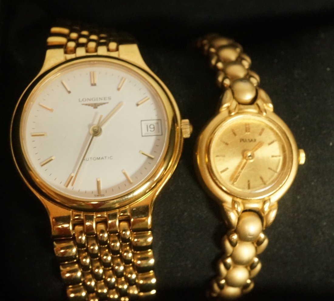 2 Gold Tone Watches. LONGINES La Grande Classique (1 of 5)