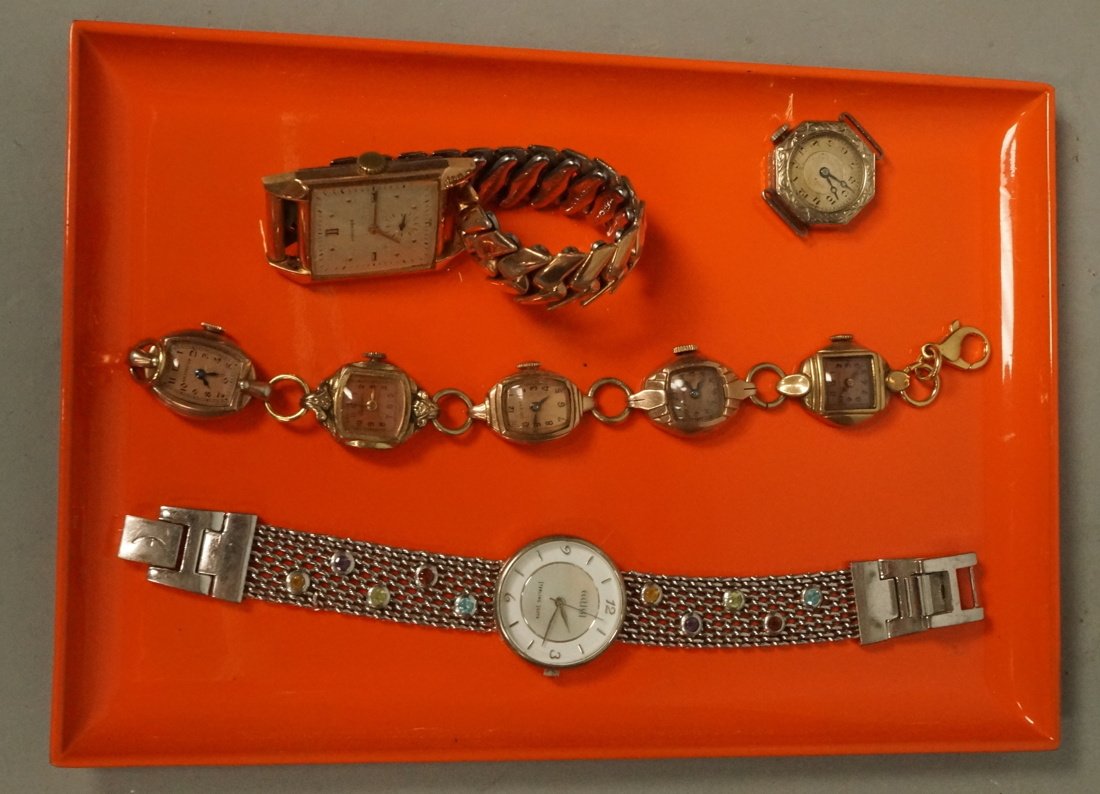 Lot watches. Mans Art Deco LONGINES. Small 14K Go (1 of 7)