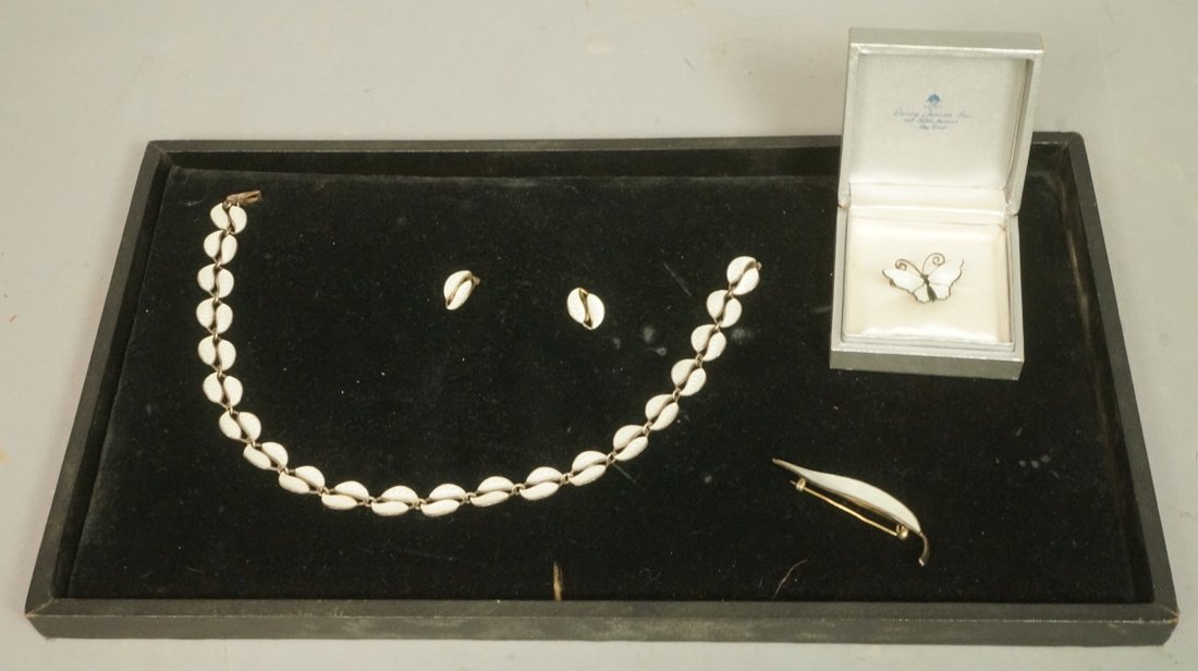 Sterling & Enamel NORWAY Jewelry Lot. DAVID ANDER (1 of 7)