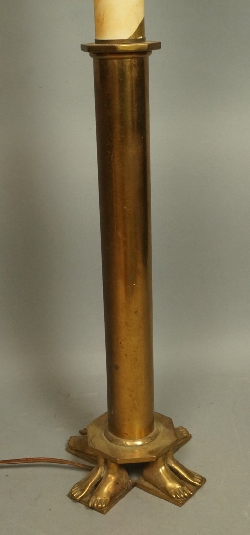 Italian Pedro Friedeberg style Brass Lamp. Tall B (1 of 8)