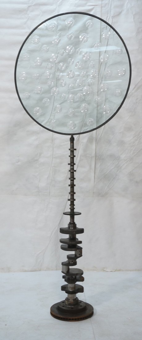 Large 81" Magiscope Glass Standing Sculpture. Lar (1 of 9)
