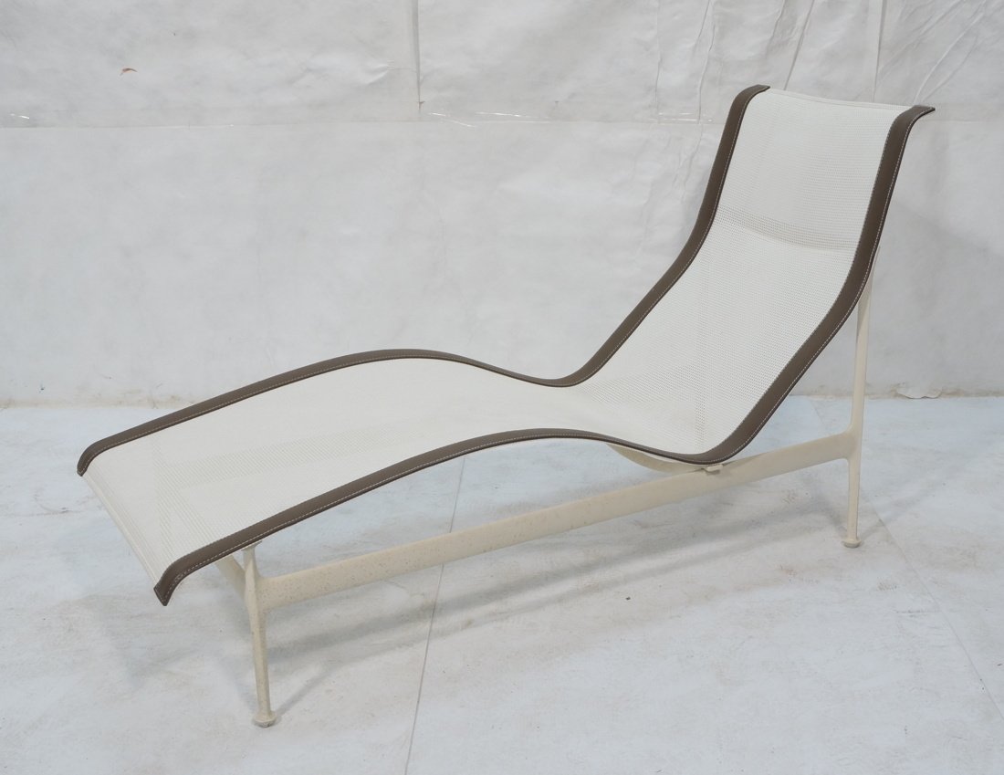 RICHARD SCHULTZ Patio Outdoor Chaise Lounge. Whit (1 of 9)