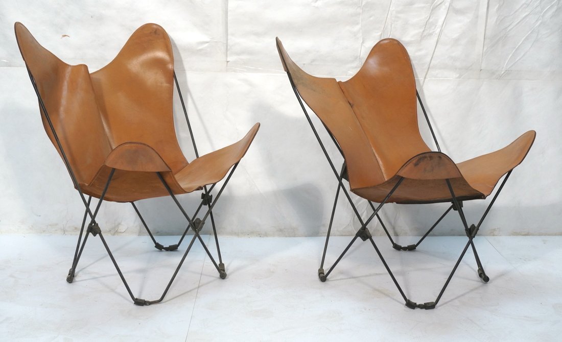 Pr Butterfly Lounge Chairs. KNOLL and HARDOY (1 of 10)