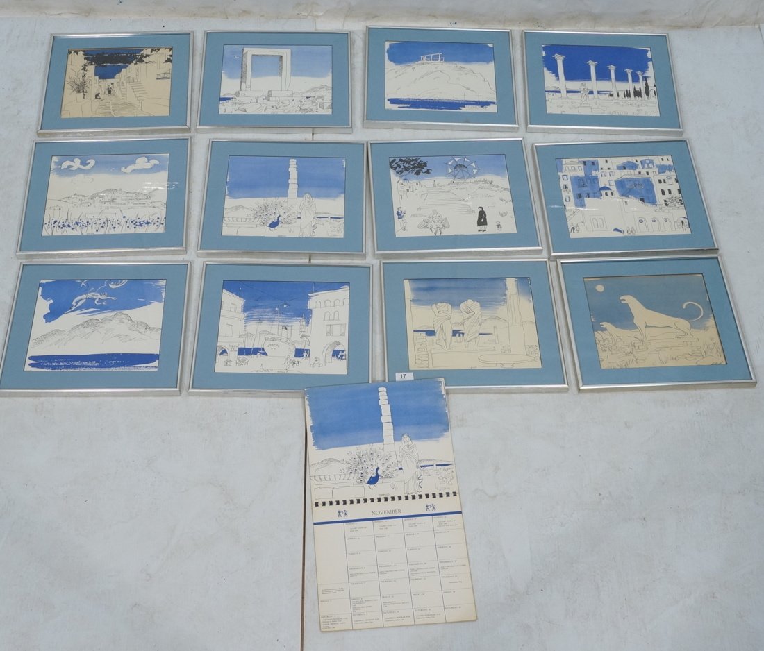 EMLEN ETTING 1963 Calendar. The University Museum (1 of 10)