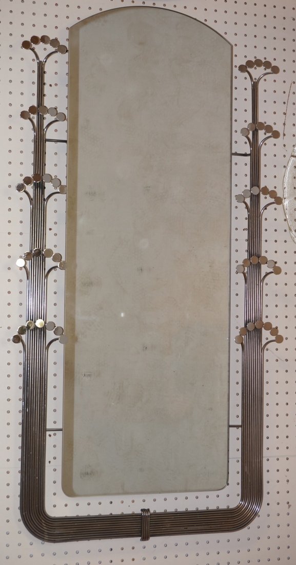 Rare JERE Chrome Wall Mirror. Decorator Modernist (1 of 10)