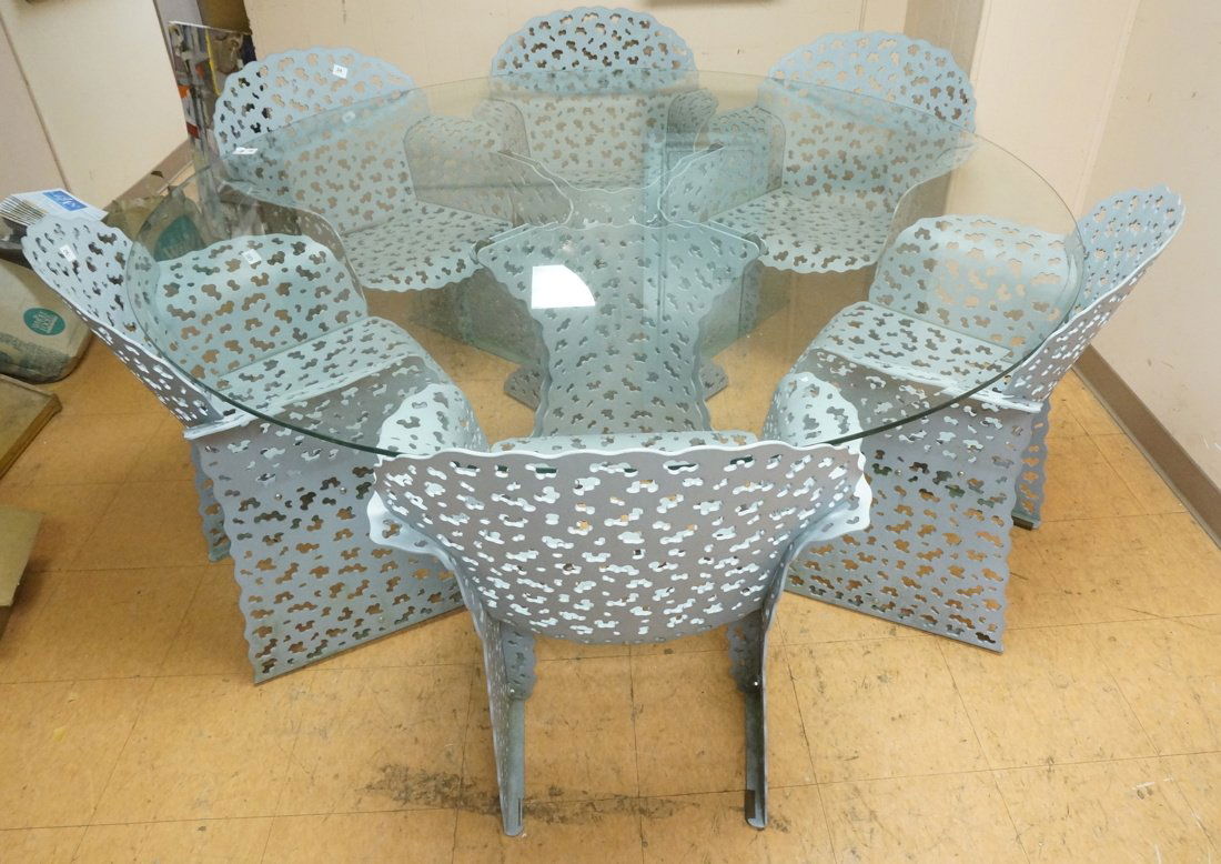 7pc Outdoor Patio Set. RICHARD SCHULTZ. Six pierc (1 of 9)