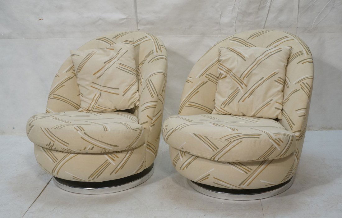 Pr MILO BAUGHMAN for THAYER COGGIN Swivel Lounge (1 of 10)