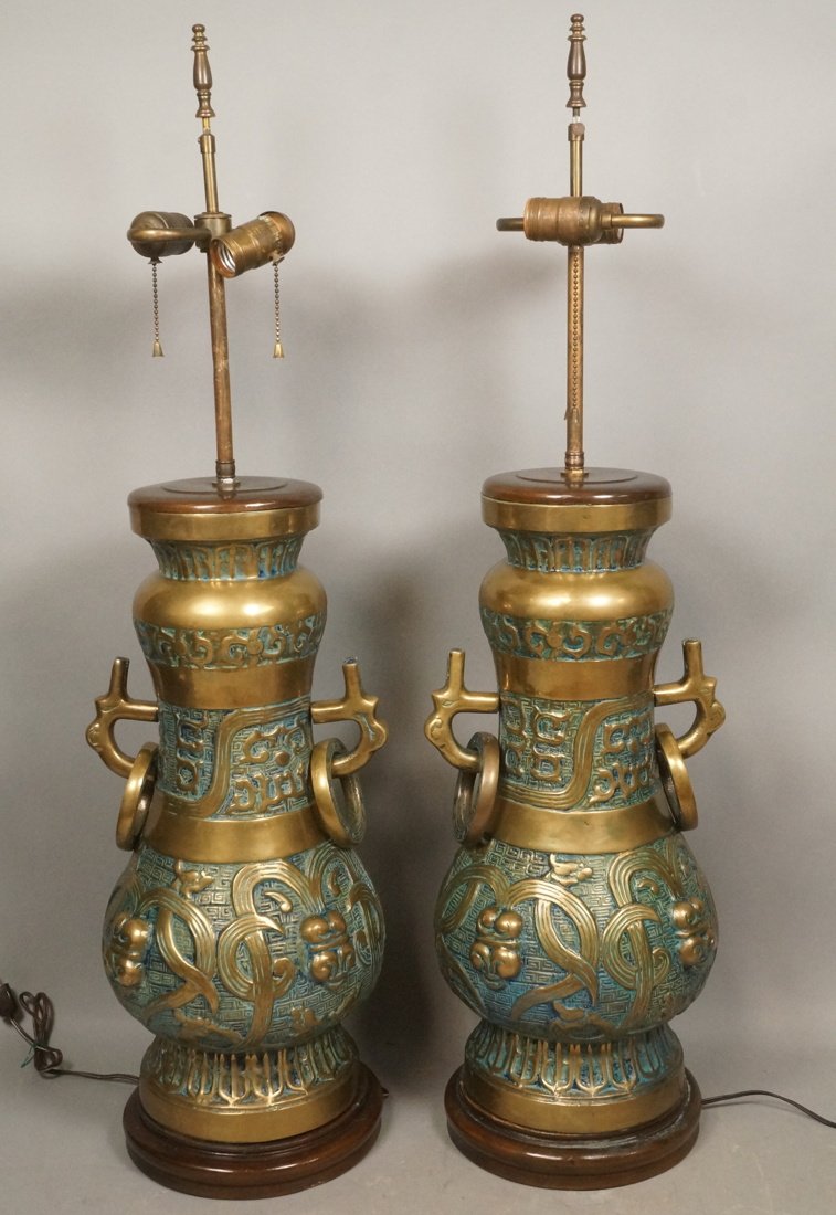 Labeled Pepe Mendoza Table Lamps.  Large Urn Form (1 of 9)