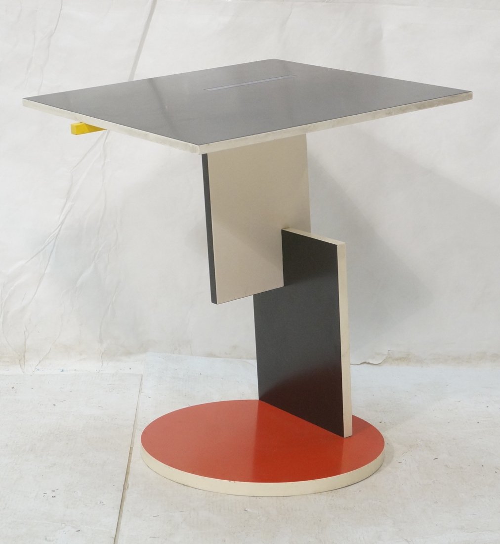 CASSINA Italian Side Table. MEMPHIS. Laminate Tab (1 of 7)