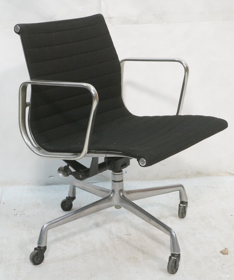 EAMES Aluminum Group Black Fabric Rolling Office (1 of 5)