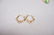 Gold Jewelry. Pair 14K gold Earrings and 18K gol - 6