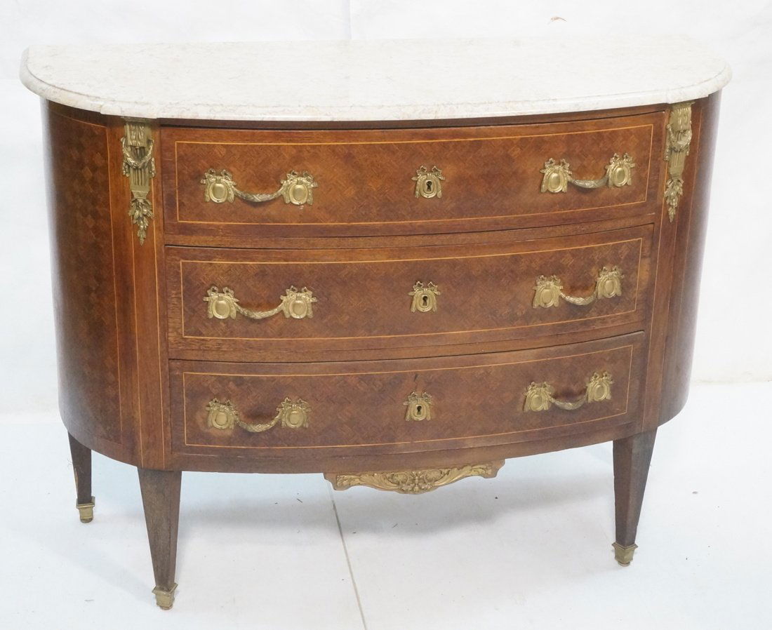 French Commode Low Chest Dresser. Bronze Mounted. (1 of 8)