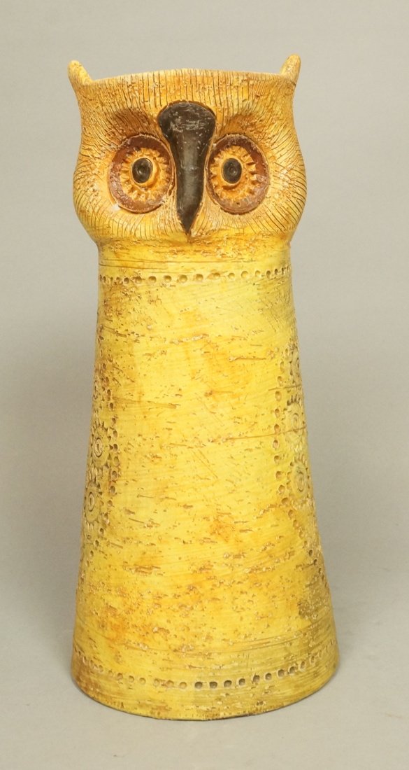 BITOSSI Rosenthal Netter Pottery Owl Vase. Italia (1 of 8)