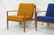 2pc GRETE JALK France & Sons Lounge Chairs. Open - 2