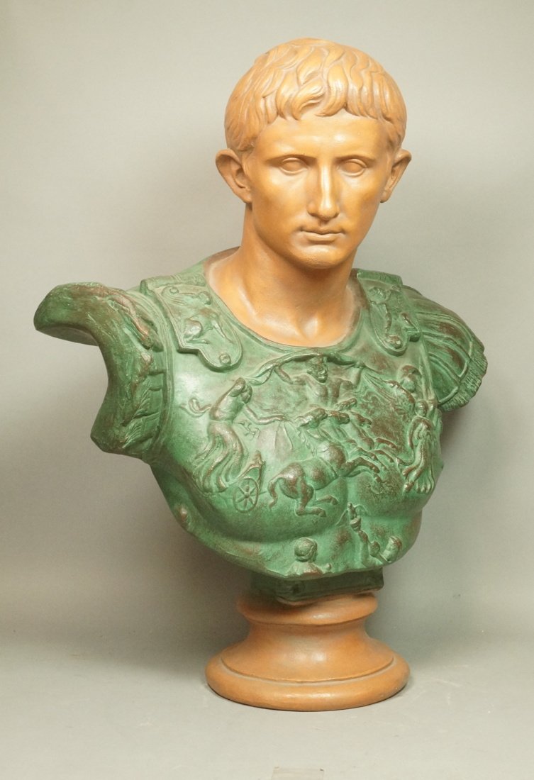 Large Terracotta Bust. Roman Senators. Possibly C (1 of 8)