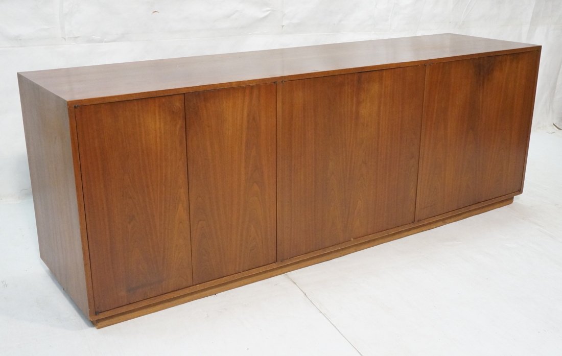JENS RISOM American Modern Walnut Credenza. Long (1 of 9)
