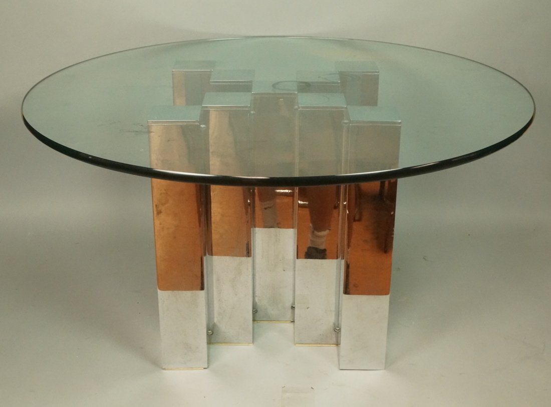 Heavy Stainless Steel and Glass Cocktail Coffee T (1 of 6)