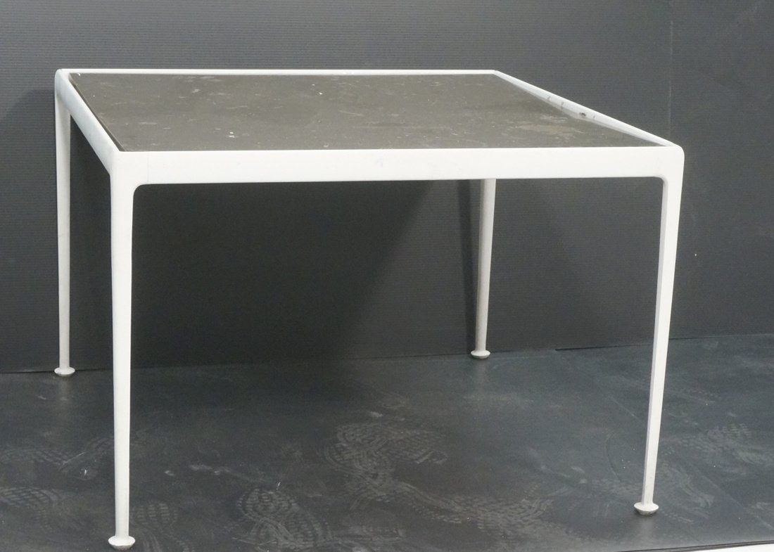 RICHARD SCHULTZ Square Dining Table. Brown enamel (1 of 9)