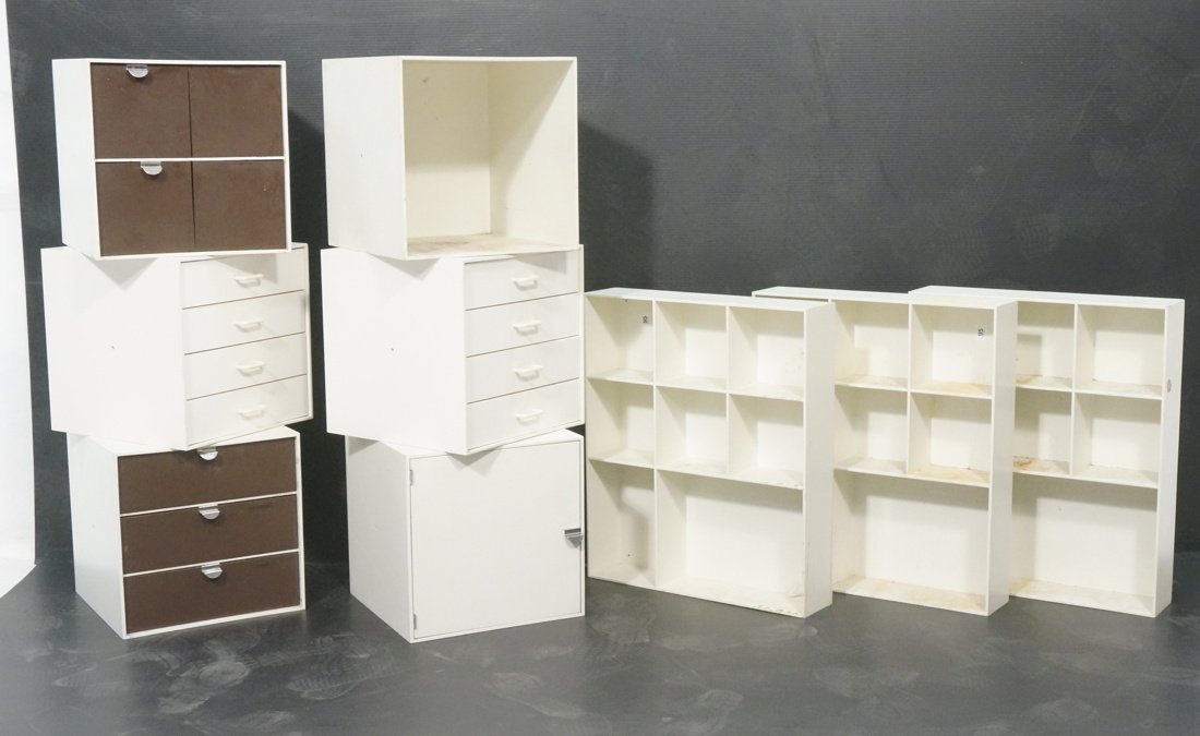 9pc PALASET Storage Units. Set of 5 Box Stacking (1 of 10)