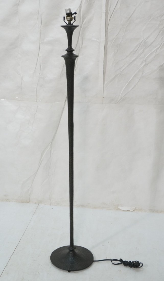 Diego GIACOMETTI style Metal Floor Lamp. Textured (1 of 5)