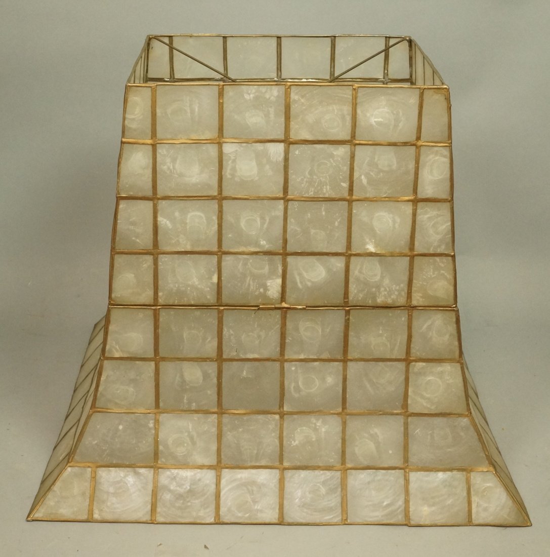 Capiz Shell Lamp Shade. (1 of 9)