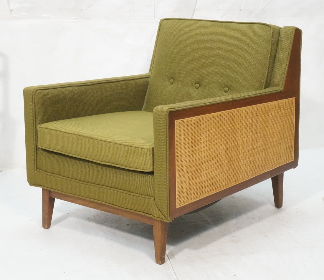 Dunbar style Green Upholstered Lounge Chair. Wove (1 of 8)