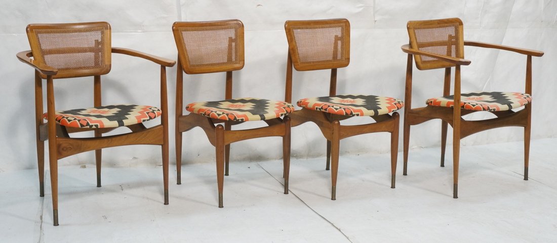 Set 4 Italian style Modernist Dining Chairs. Two (1 of 9)