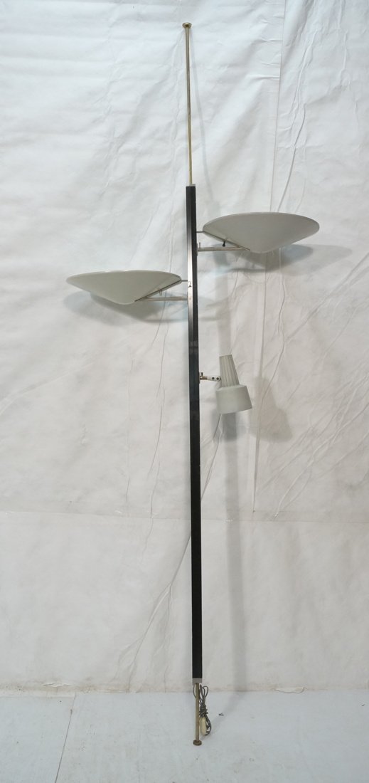 mid century tension pole lamp