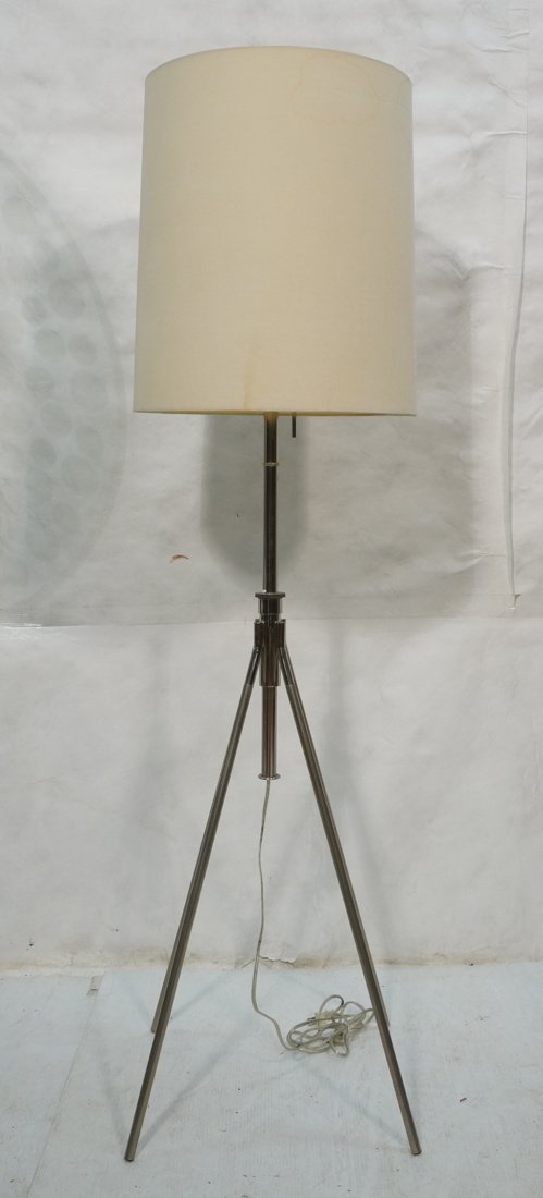 Industrial style Four Leg Floor Lamp. Chrome tube (1 of 9)