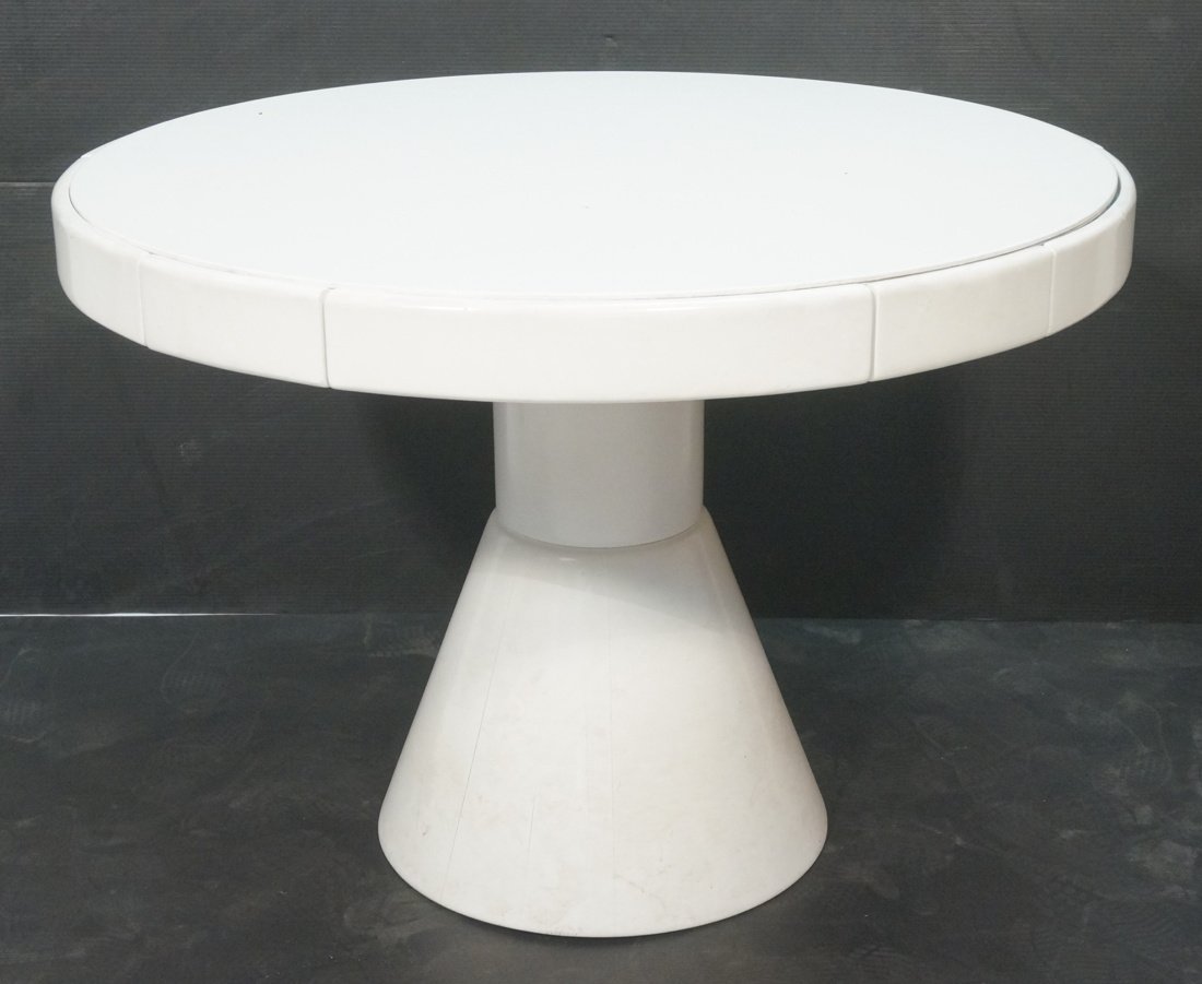 Modernist Italian Gaming Table. White paint finis (1 of 10)